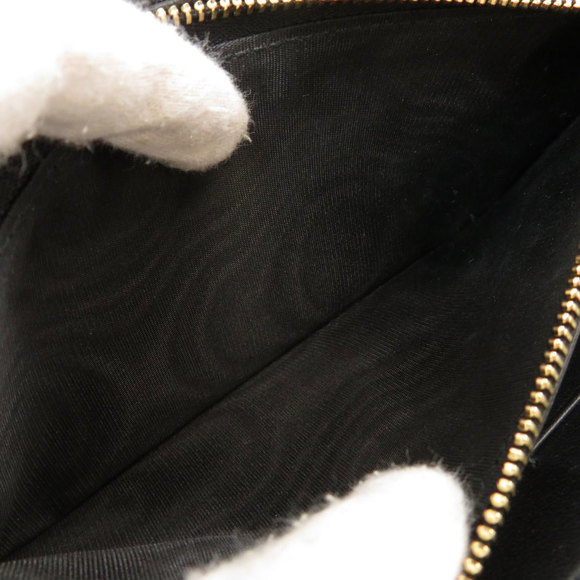 Christian Dior Logo Metal Fittings Chain Long Wallet Coin Purse Leather - Picture 6 of 10